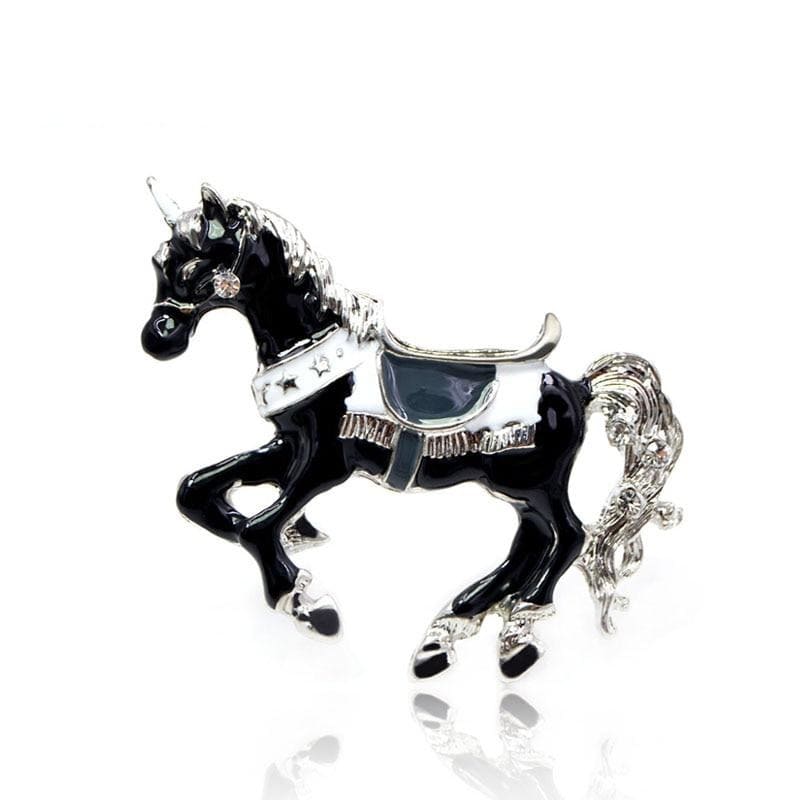 Black Horse Brooch | Brooch Paradise