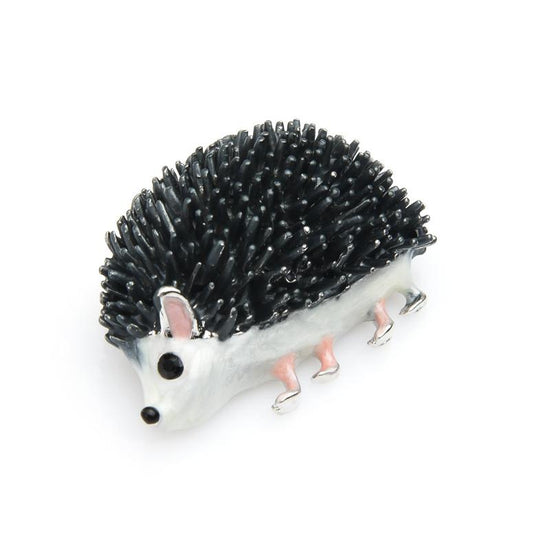 Black Hedgehog Brooch | Brooch Paradise