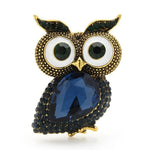 Blue Owl Brooch | Brooch Paradise
