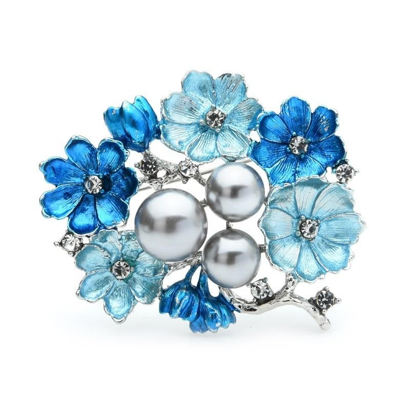 Blue Wedding Brooch | Brooch Paradise