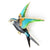 Blue Swallow Brooch | Brooch Paradise