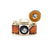 Brown Camera Brooch | Brooch Paradise