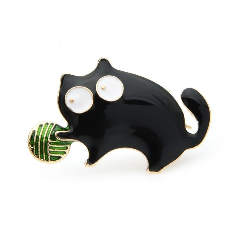 Cat Cartoon Brooch | Brooch Paradise
