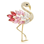 Gold Flamingo Brooch | Brooch Paradise
