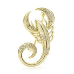 Gold Scorpion Brooch | Brooch Paradise