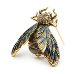 Gold Cicada Brooch | Brooch Paradise