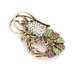 Green Shrimp Brooch | Brooch Paradise