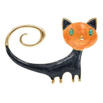 Long Tail Cat Brooch | Brooch Paradise