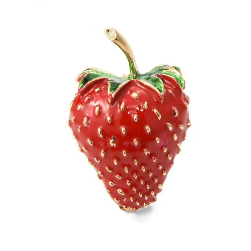 Lovely Strawberry Brooch | Brooch Paradise