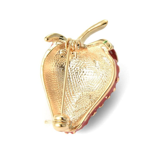 Lovely Strawberry Brooch | Brooch Paradise