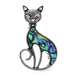 Natural Cat Brooch | Brooch Paradise