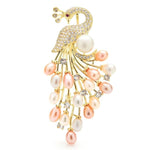 Pearl Peacock Brooch | Brooch Paradise