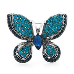 Pretty Blue Butterfly Brooch | Brooch Paradise