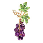 Purple Grape Brooch | Brooch Paradise