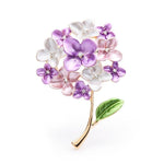 Purple Lilac Brooch | Brooch Paradise