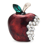 Red Apple Brooch | Brooch Paradise