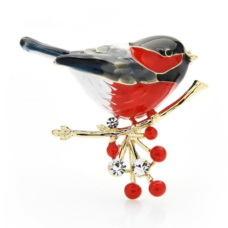 Red Bird Brooch | Brooch Paradise