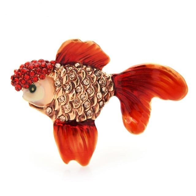 Red Goldfish Brooch | Brooch Paradise
