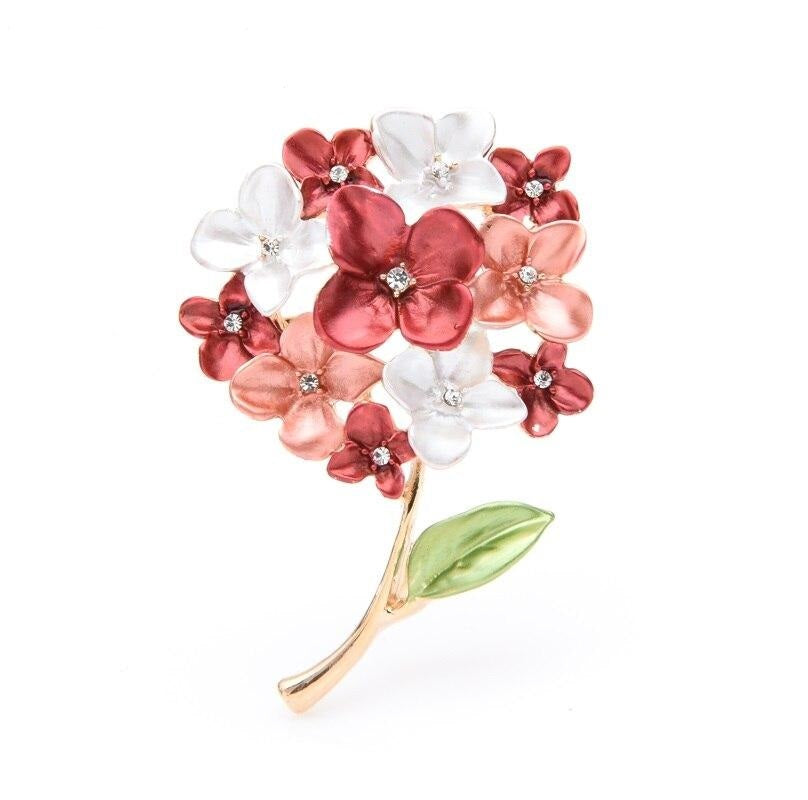 Red Lilac Brooch | Brooch Paradise