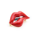 Red Lips Brooch | Brooch Paradise