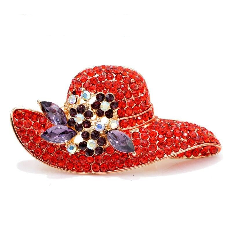 Rhinestone Hat Brooch | Brooch Paradise