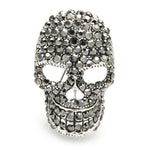 Rhinestone Skull Brooch | Brooch Paradise