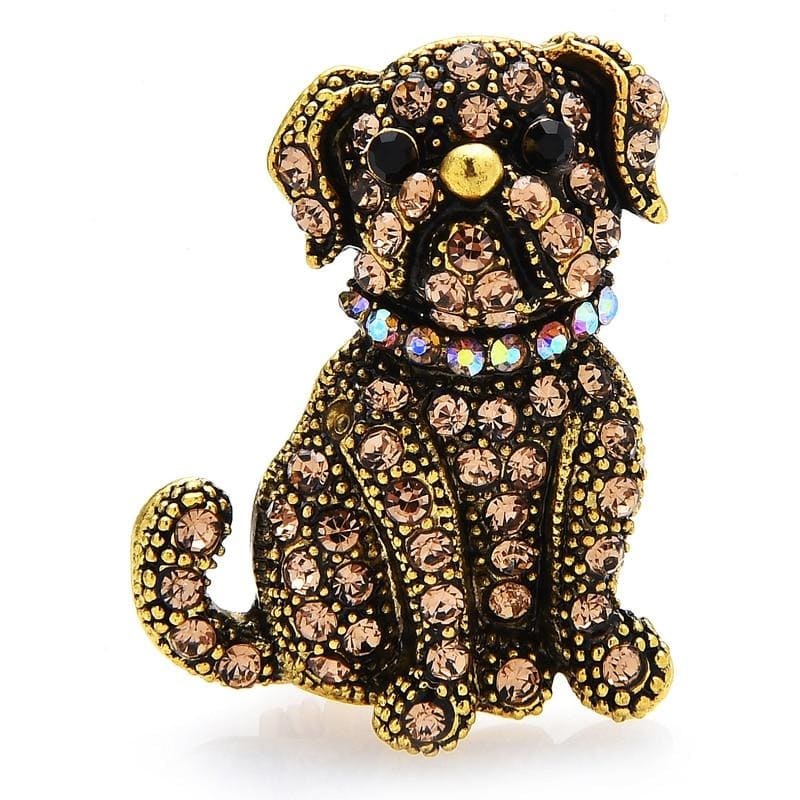 Shar pei Dog Brooch | Brooch Paradise