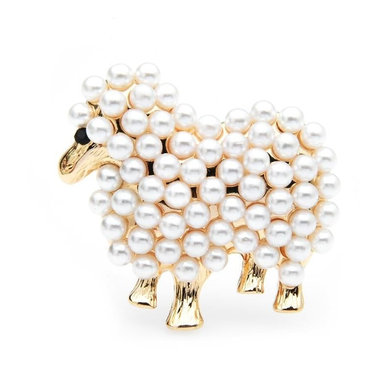 Sheep Brooch - Gold Color | Brooch Paradise