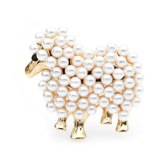 Sheep Brooch - Gold Color | Brooch Paradise