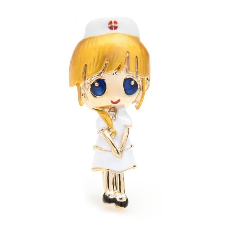 Small Nurse Brooch | Brooch Paradise