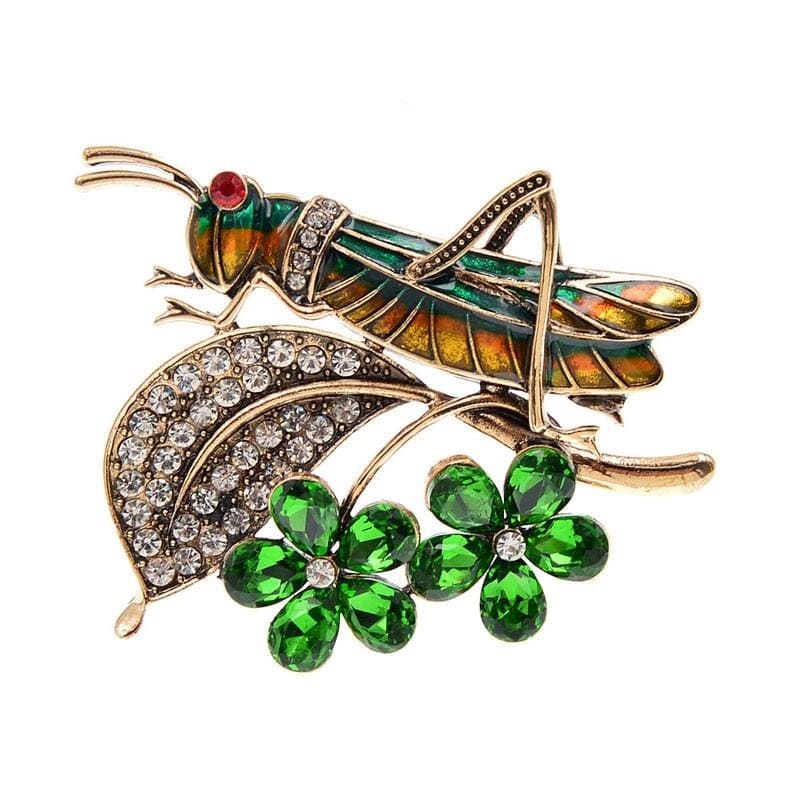 Vintage Grasshopper Brooch | Brooch Paradise