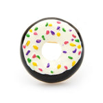 White Donut Brooch | Brooch Paradise