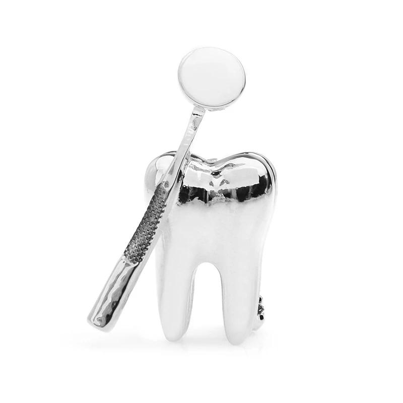 Silver Tooth Brooch | Brooch Paradise