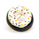 White Donut Brooch | Brooch Paradise