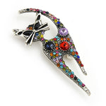 Cat Brooch - Multicolor Cat | Brooch Paradise