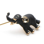 Black Elephant Brooch | Brooch Paradise